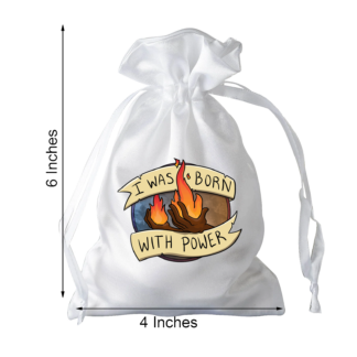 Dice Bag - I Was Born With Power (Sorcerer)