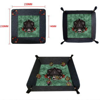 Dice Trays - Dice with Skull (Dark)
