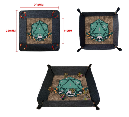 Dice Trays - Dice with Skull (Light)