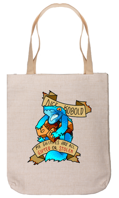 Canvas Tote Bag - Dice Kobold