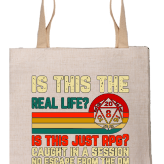 Canvas Tote Bag - Is This The Real Life