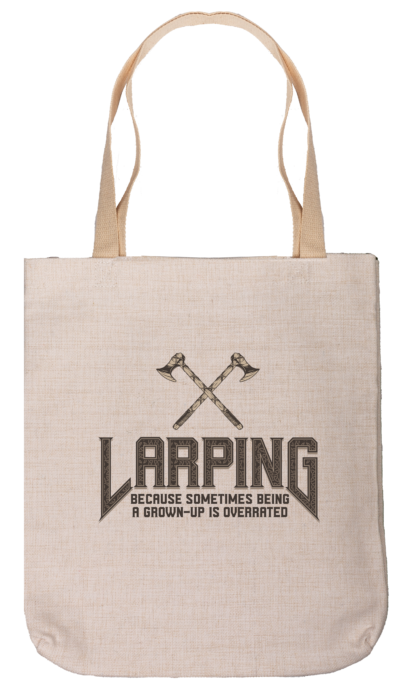 Canvas Tote Bag - Larp: Grown Up