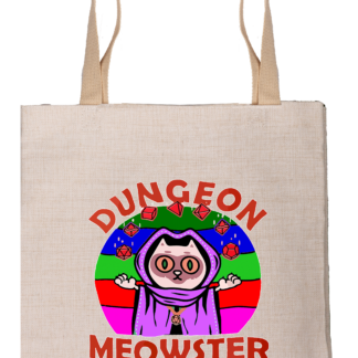 Canvas Tote Bag - Meowster