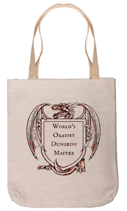 Canvas Tote Bag - World's Okayest DM