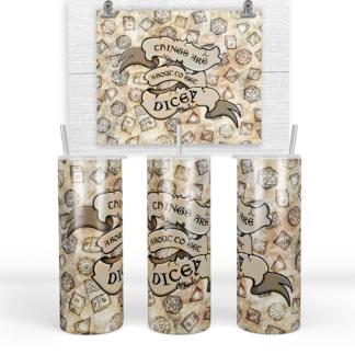 20 oz Stainless Steel Tumbler - Dicey