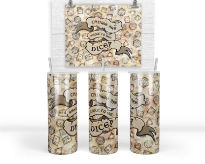20 oz Stainless Steel Tumbler - Dicey