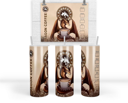 20 oz Stainless Steel Tumbler - Dragon Coffee