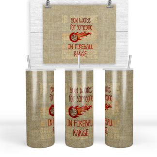 20 oz Stainless Steel Tumbler - Fireball