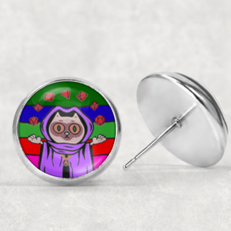 Meowster Earrings